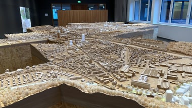 Gesamtes Stadtmodell anlässlich der jährlichen Ausstellung