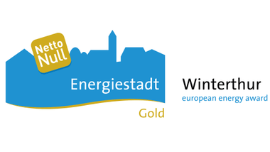 Logo der Energiestadt Gold Winterthur