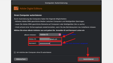Authorisierung mit Bytebooks ID