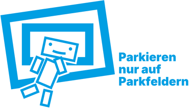 Blaue Zone - nur Parkfelder