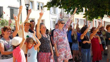 Abstimmung an der Klimalandsgemeinde 2016