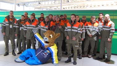 Schutzdienstleistende der Zivilschutzorganisation Winterthur und Umgebung unterstützten die Ski-WM in St