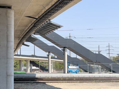 Querung Grüze Unter der Brücke