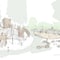 Visualisierung 1 - Stadtgarten Polis_Atelier Schelb